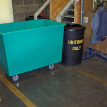 20 Bushel Laundry Cart for Uniforms