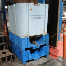 30 year old 275 Gallon IBC tank still working in an industrial setting