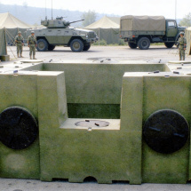Rotomolded Plastic Defense Bunker