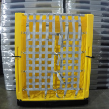 Yellow Rotomolded Truck Shipping Container