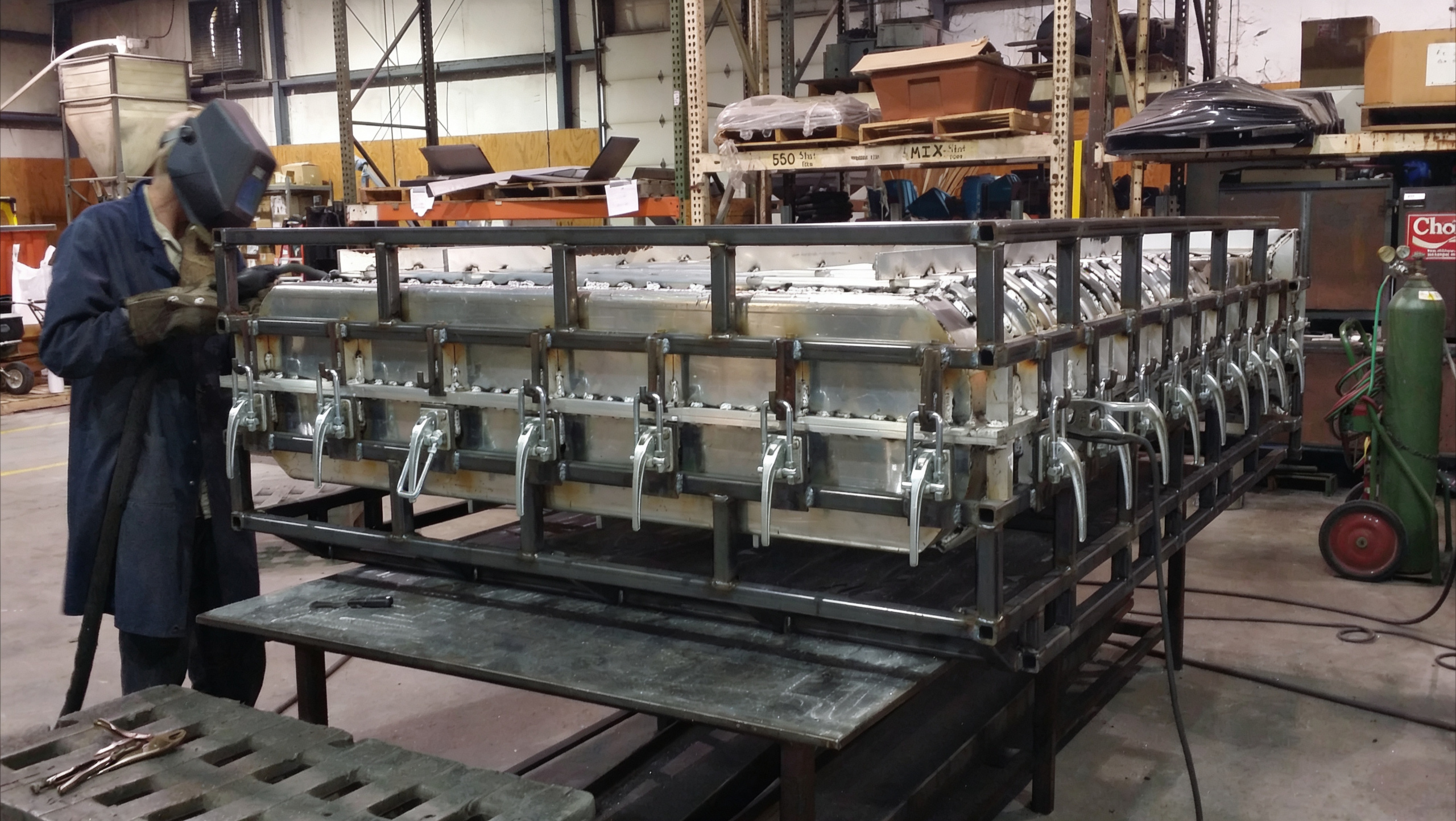 Mold for Rotational Molding Being Worked On