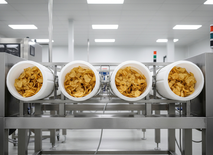 Rotomolded Tumble Drum on Food Equipment