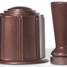 Mahogany Color Urn Vase 1