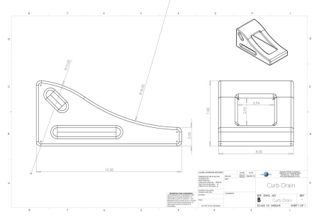 Curb Drain DWG 1