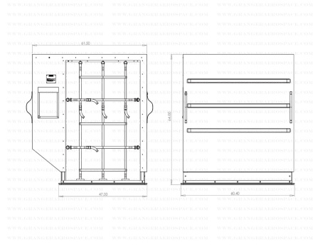 LD 2 DPE Air Cargo Container Dimensions