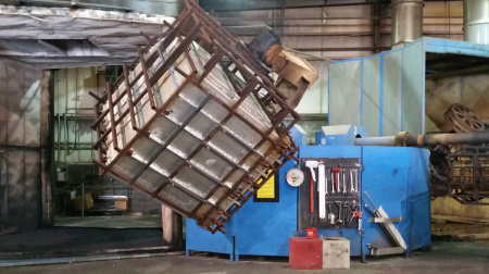 Rotational molding process used to manufacture aerospace cargo containers