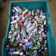 Rotomolded 16 Cubic Foot Cart used for Recycling