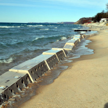 greatlakesinstall13 Sandsaver modules Lake Michigan