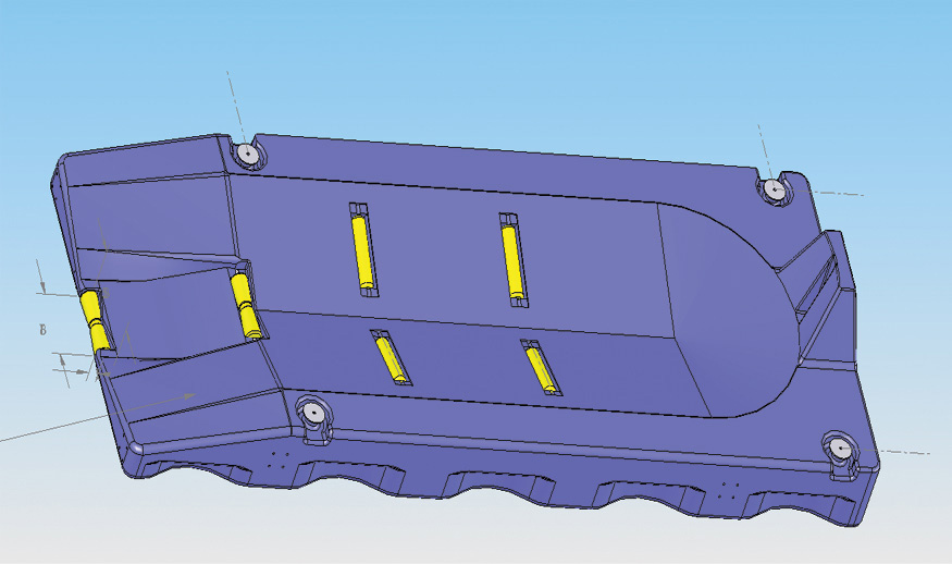 Jet Ski Dock Design for Rotomolding