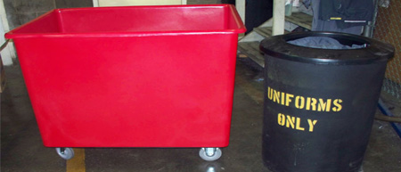 Rotomolded Laundry Carts
