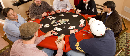 Rotomolded Plastic 7 Sided Poker Table