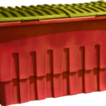 Rotationally Molded Dumpster with Lid